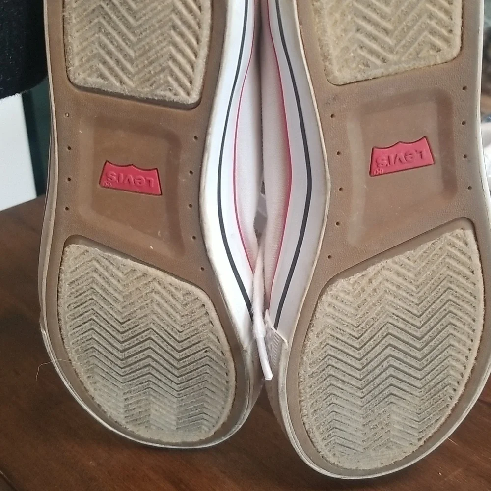 LEVI'S Canvas Sneakers Womens Size 7 LEVI'S Logo Tag